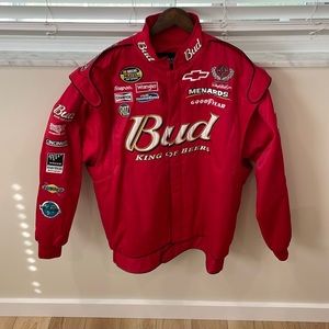 Dale Earnhardt Budweiser NASCAR Jacket - MINT - Vintage
